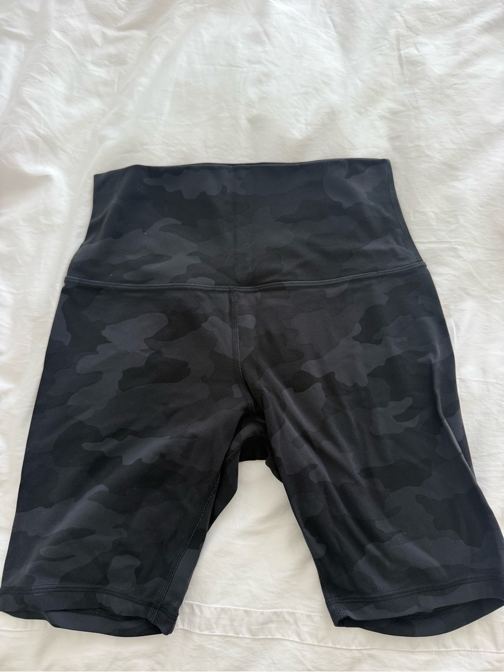 lululemon athletica Black Camo High-Rise Athletic Shorts
